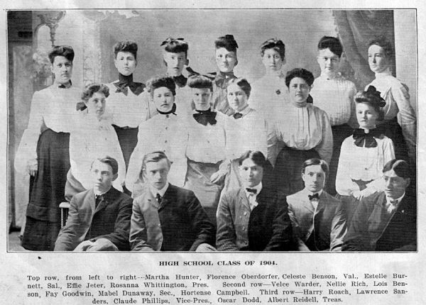 1904 high school students