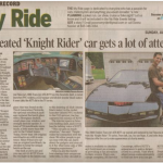 Appearing in Pocono Record with KITT
