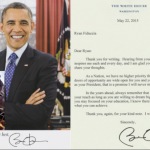 Ryan gets a letter from the White House