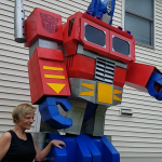 Nana with Optimus cosplay