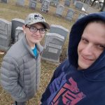 Visiting Peter's grave