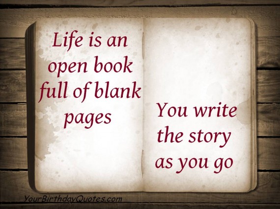 write the story of your life